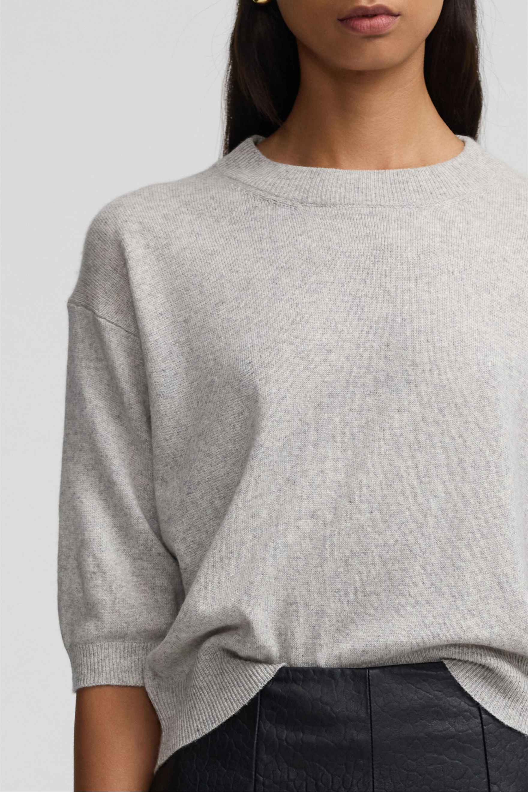 Cashmere Haven Knit - Light Grey