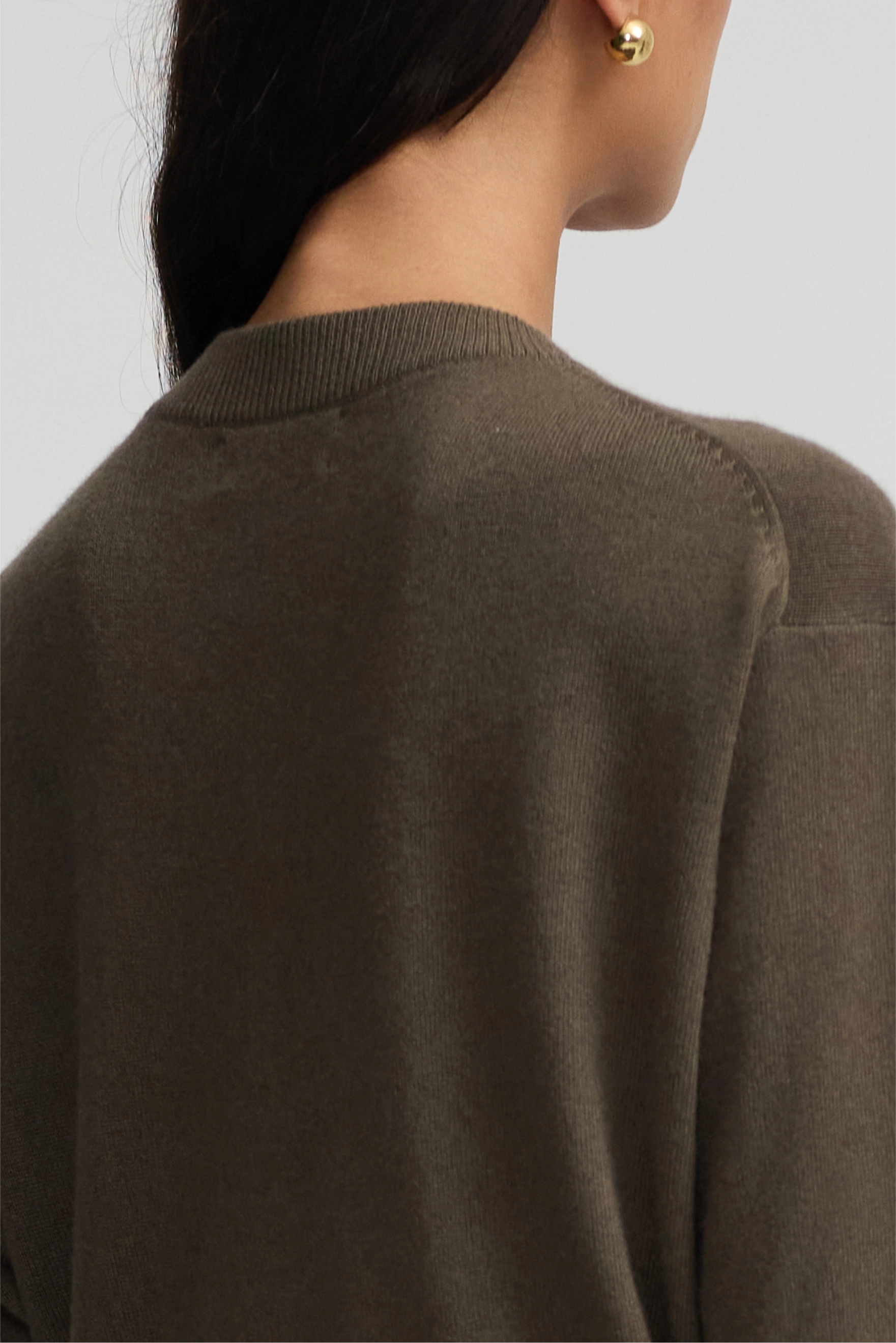 Cashmere Haven Knit - Dark Moss