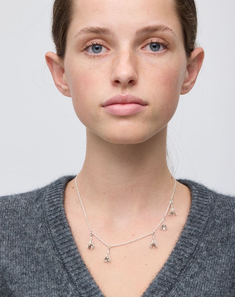 Meadowlark Magda Five Charm Necklace - Gold