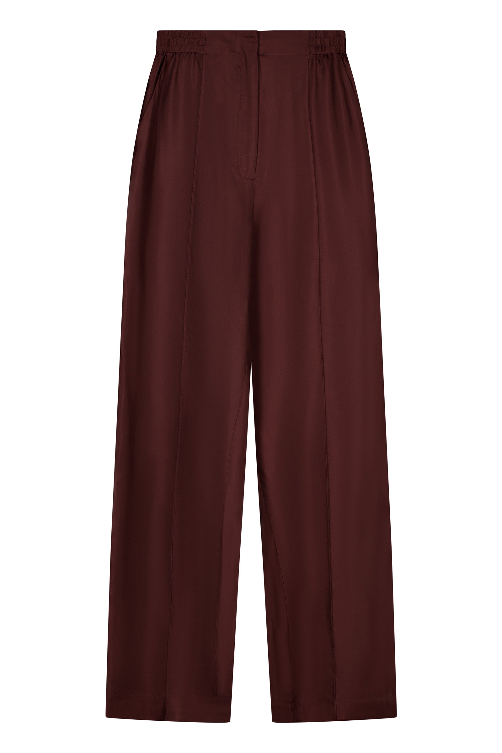 Easy Pant - Amaranto Silk Twill