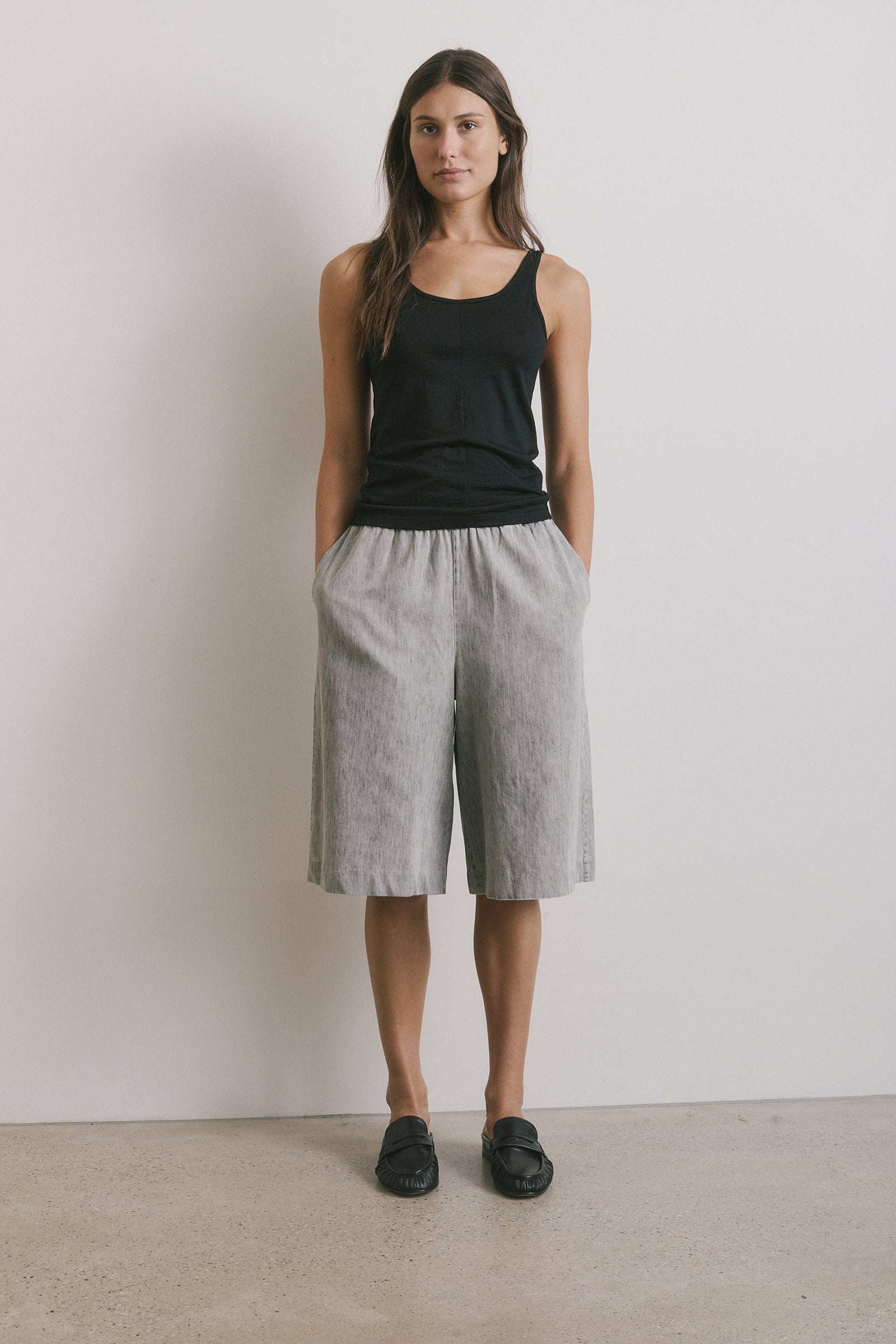 Culotte - Vintage Grey Denim