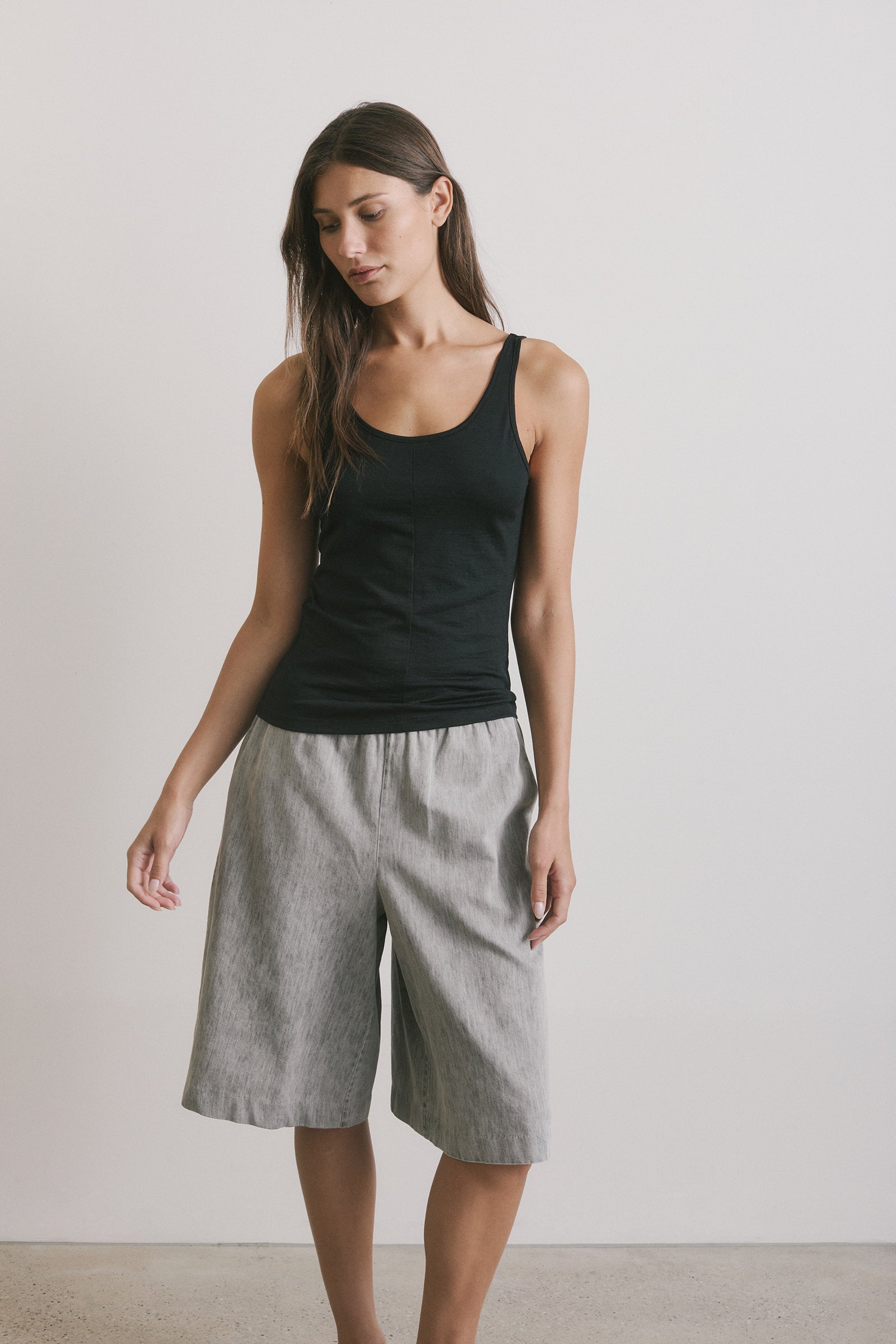 Merino Camisole - Black