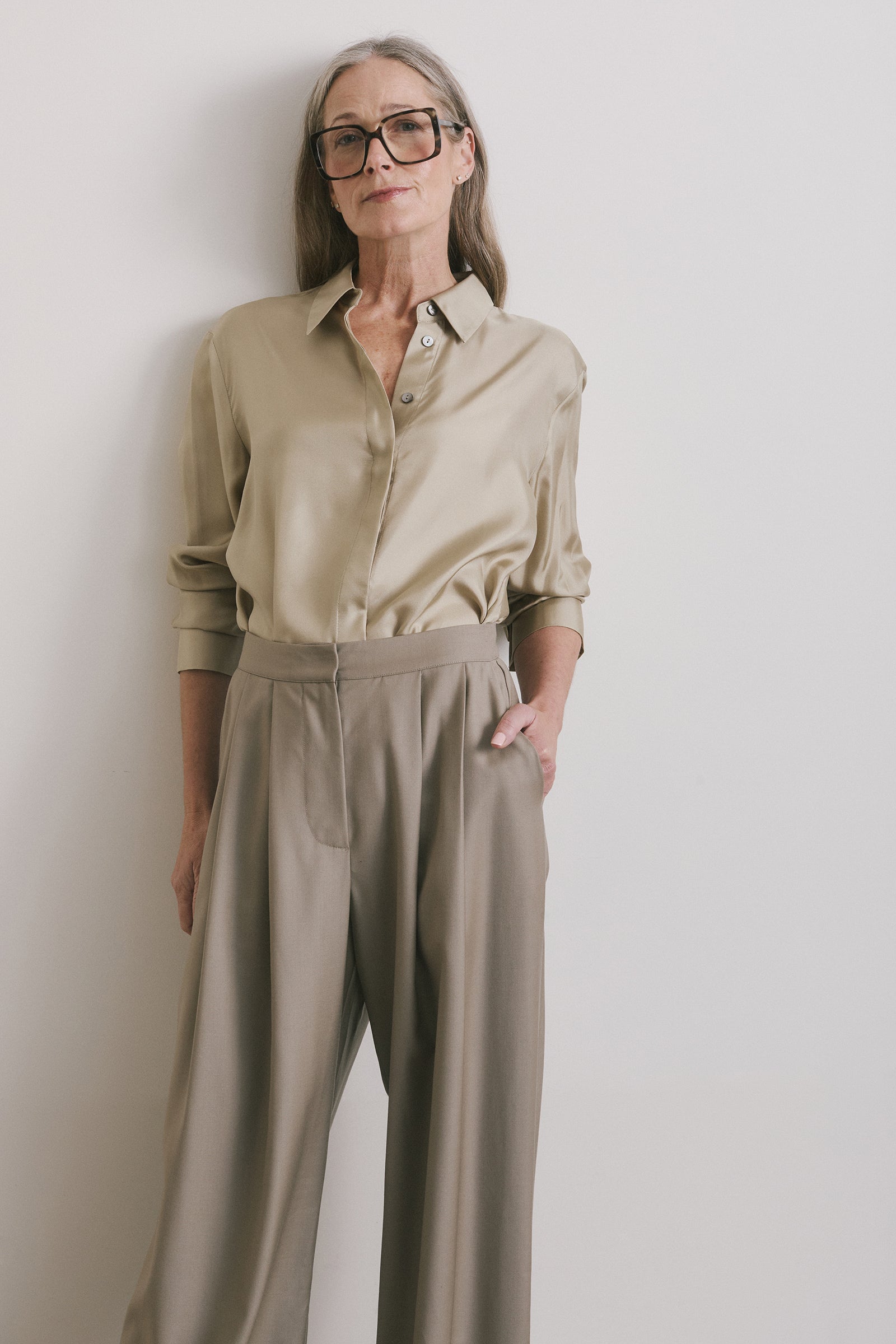 Hero Shirt - New Beige Silk