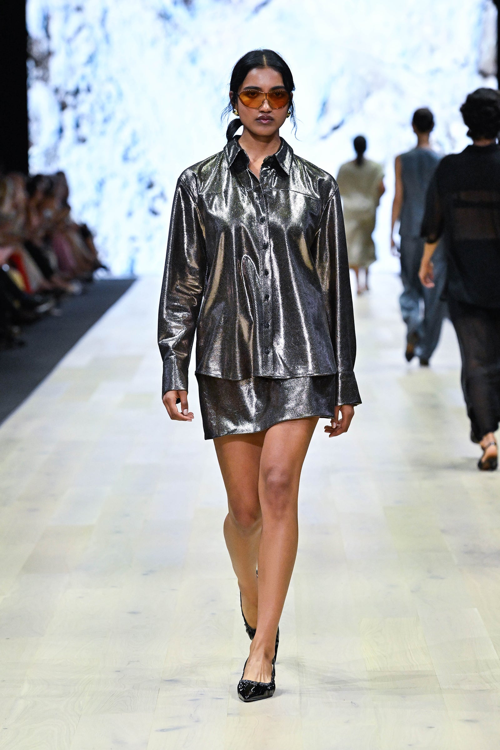 Hero Shirt - Gun Metal Leather