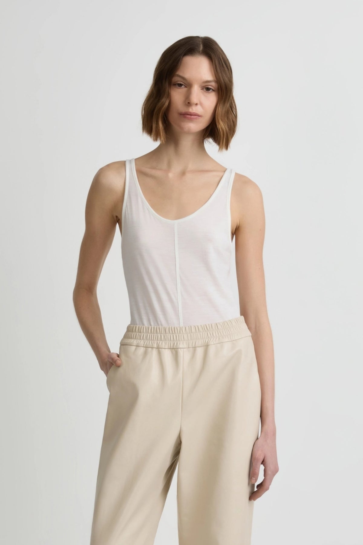 Merino Camisole - Off White
