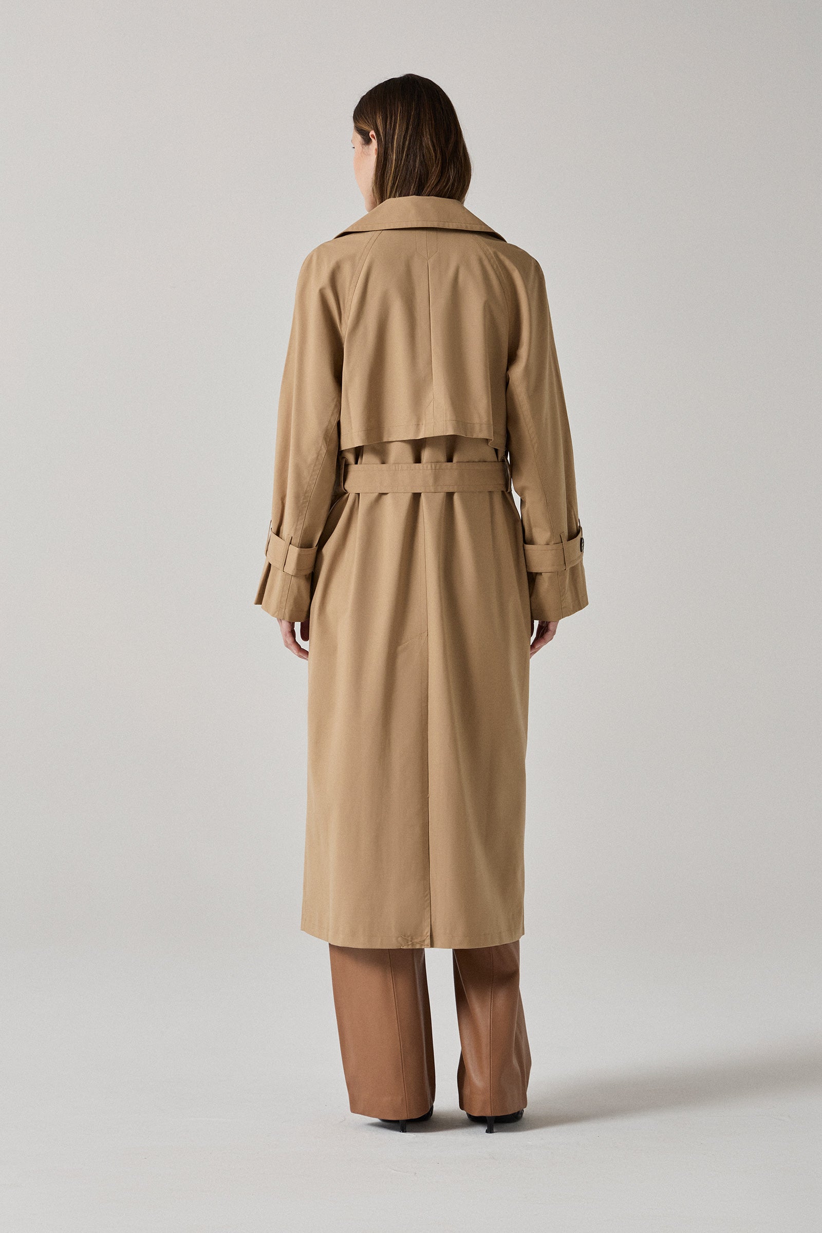 Ultrafine Wool Trench Coat