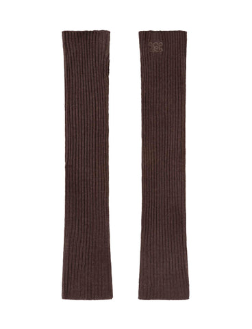 Cashmere Arm Warmers - Dusty Brown