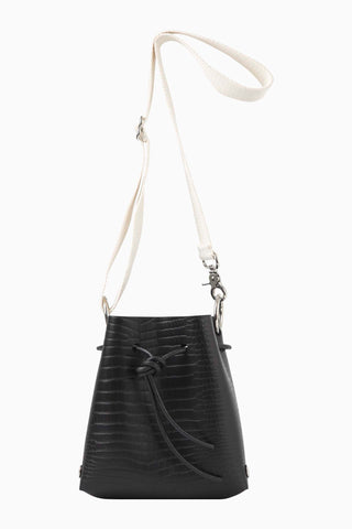 Bucket Bag - Croc Black by Katya Komarova
