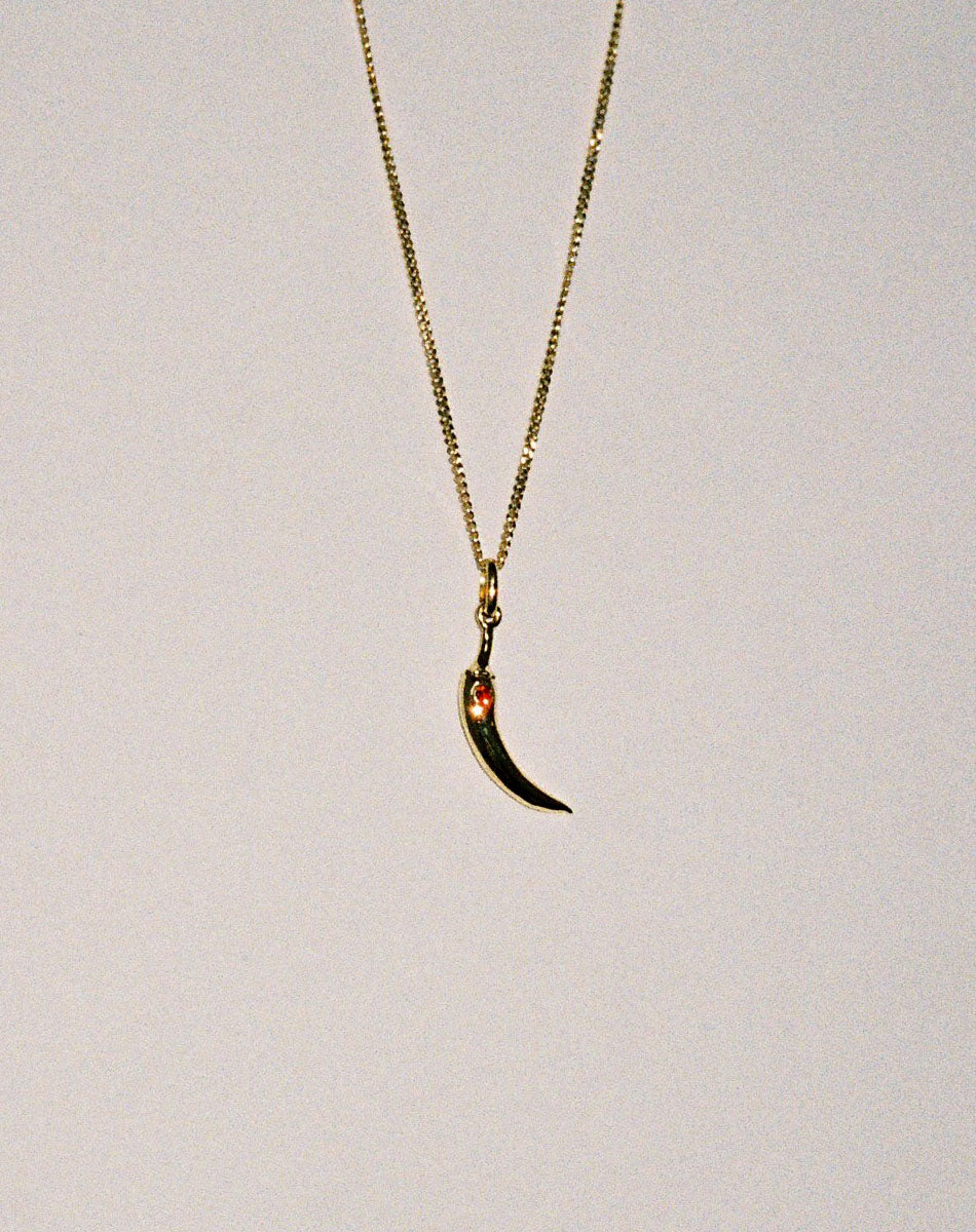Meadowlark Chilli Charm Set - Silver/Red Sapphire (still life alt)