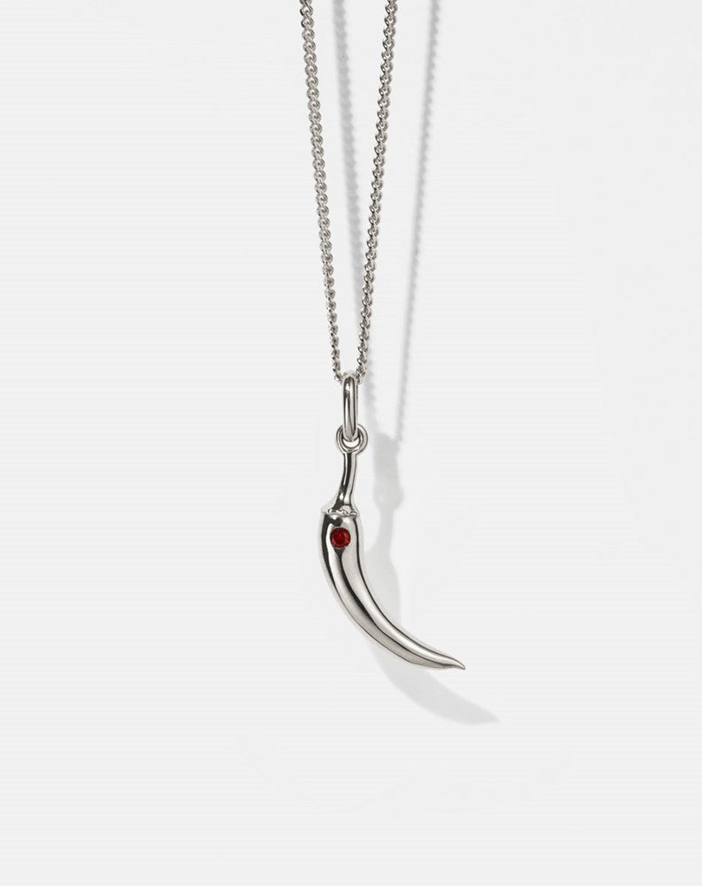Meadowlark Chilli Charm Set - Silver/Red Sapphire