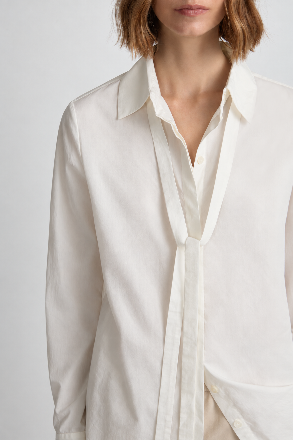 Perfect Shirt 2.0 - White Cotton Silk
