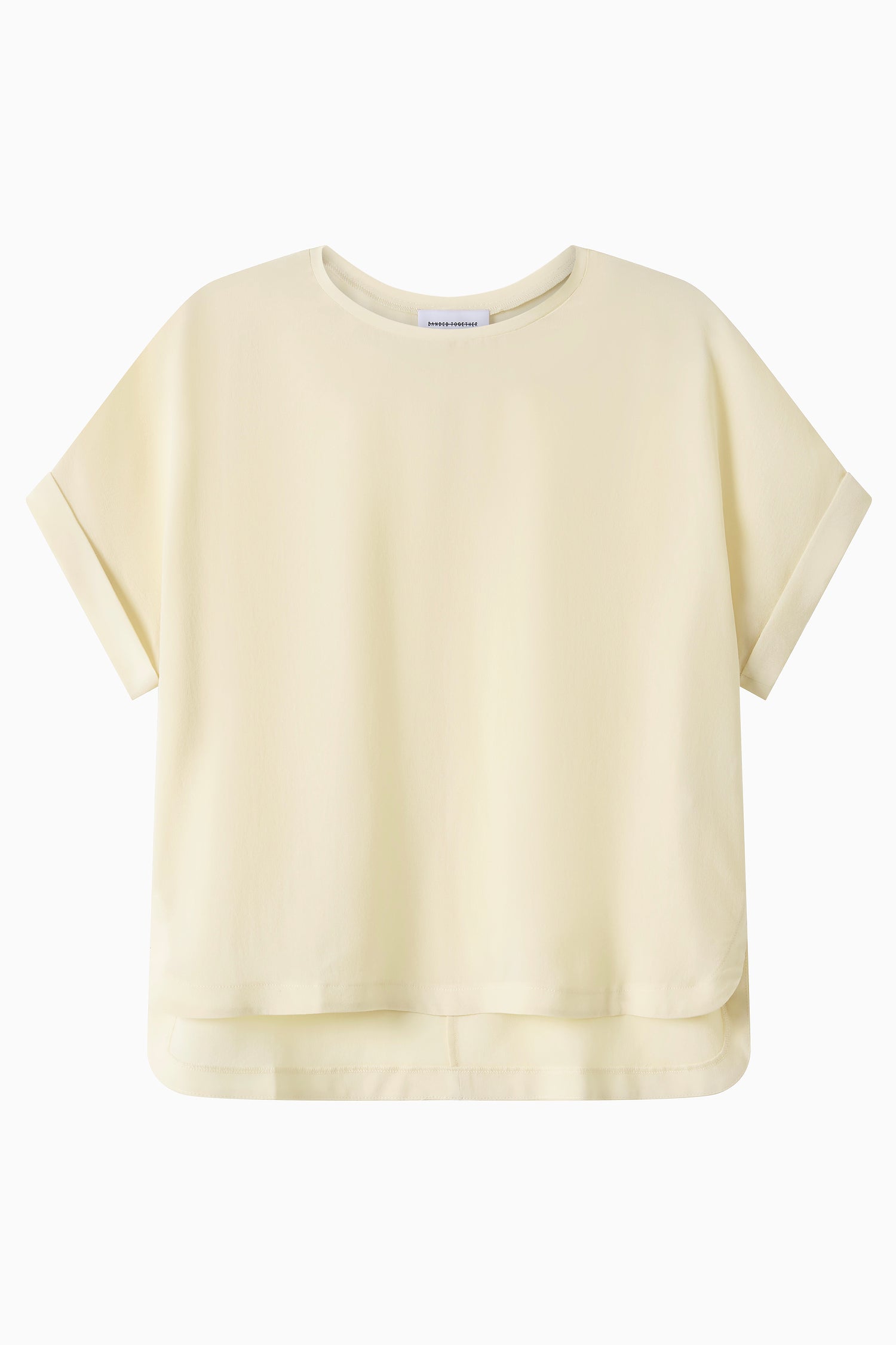 Relaxed Silk T-Shirt - Pistachio Shell