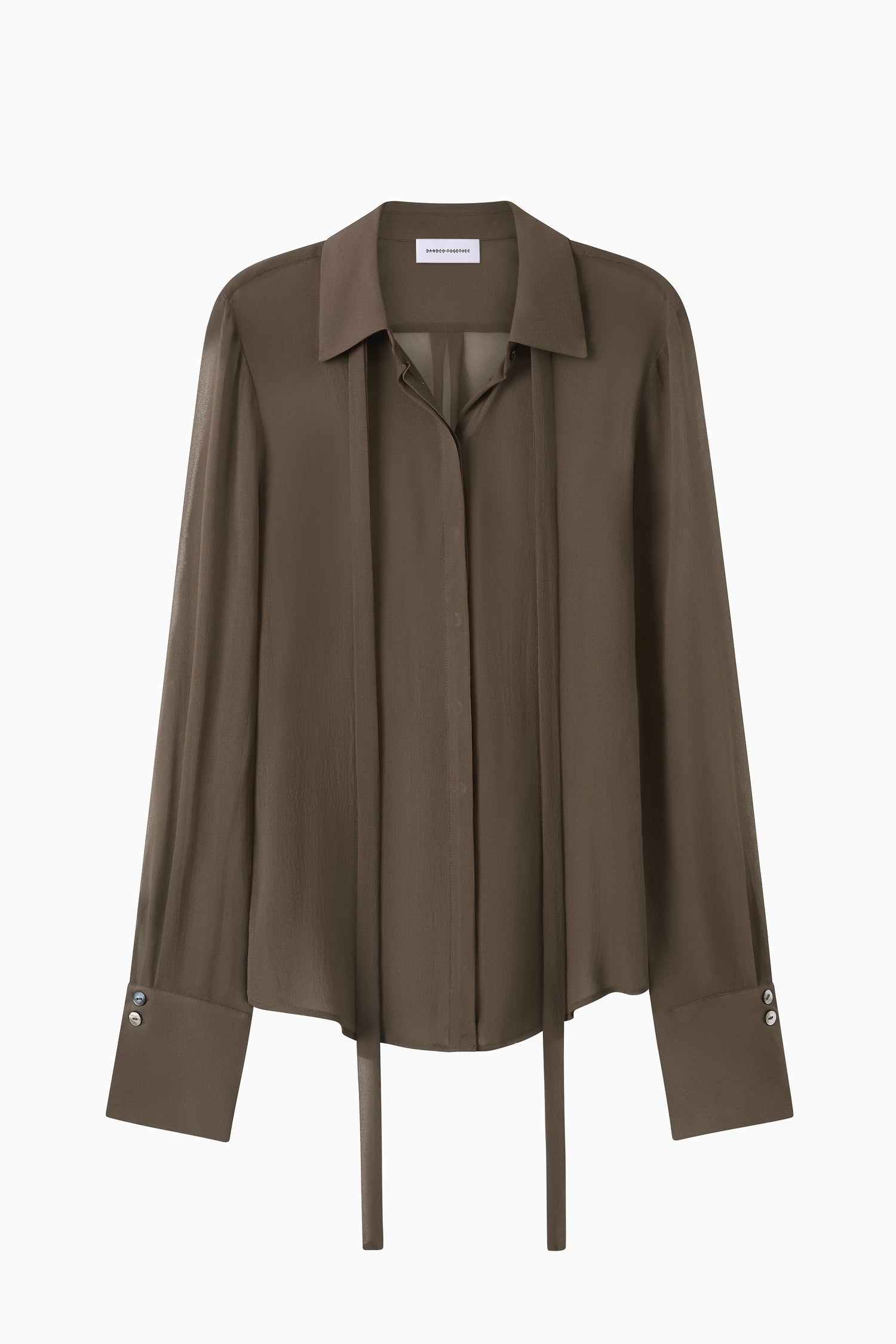 Perfect Shirt 2.0 - Dark Moss Georgette