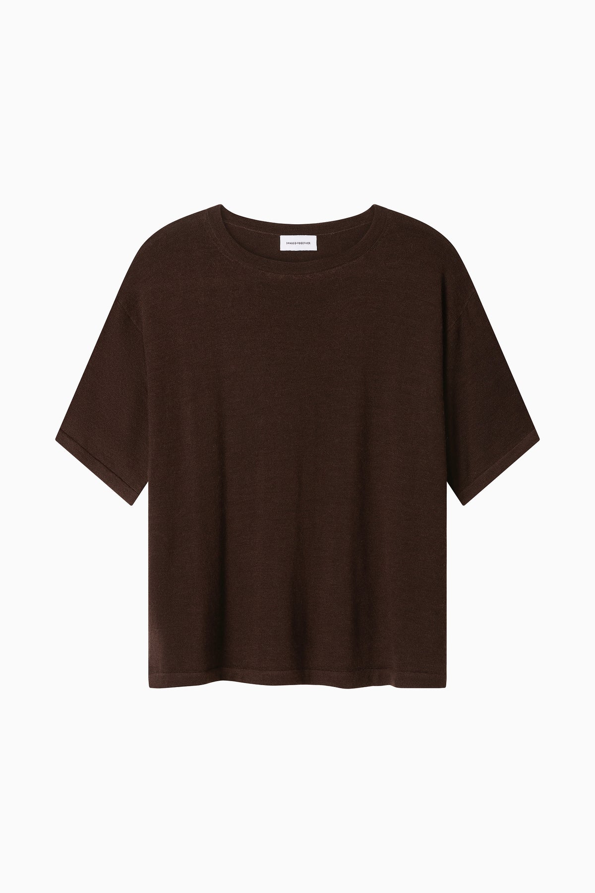 Longline Cashmere T - Cafe Solo