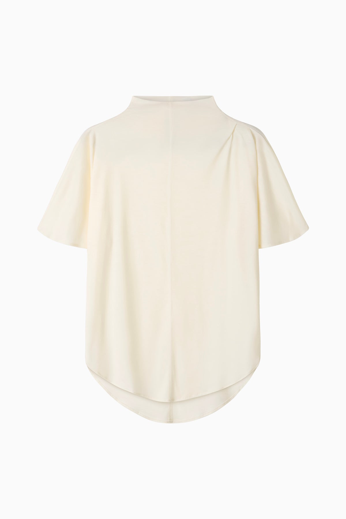Merino Draped T - White