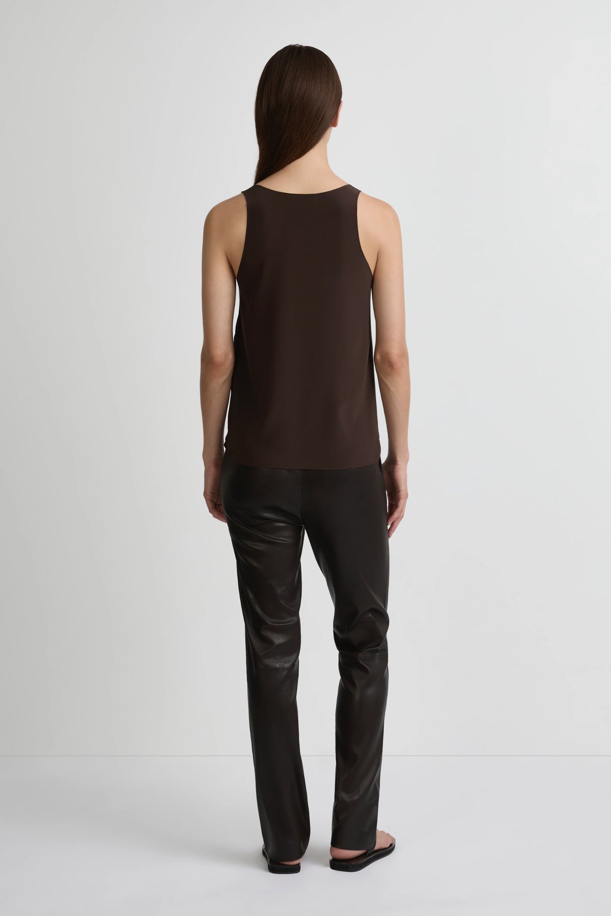 Perfect Silk Tank 2.0 - Cafe Solo