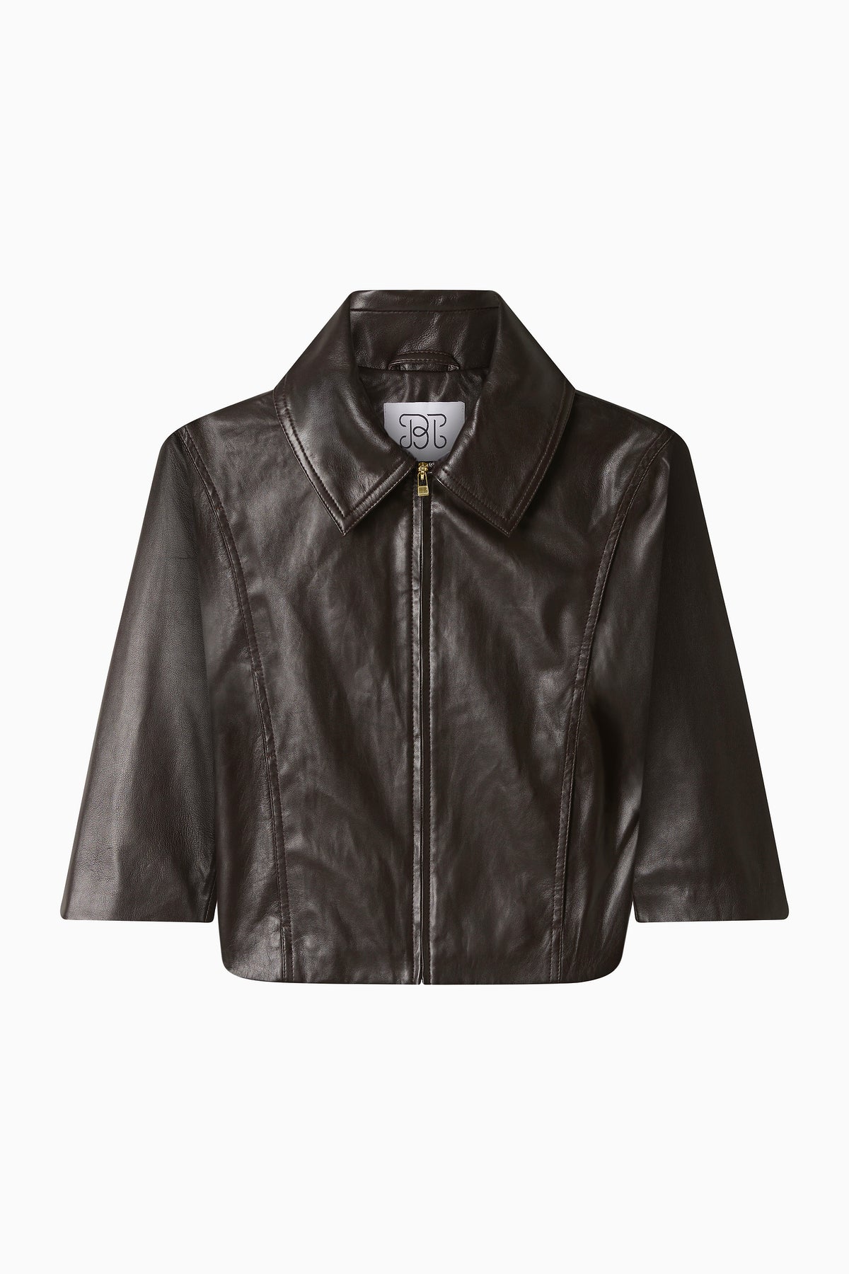 Leather Studio Jacket - Cafe Solo