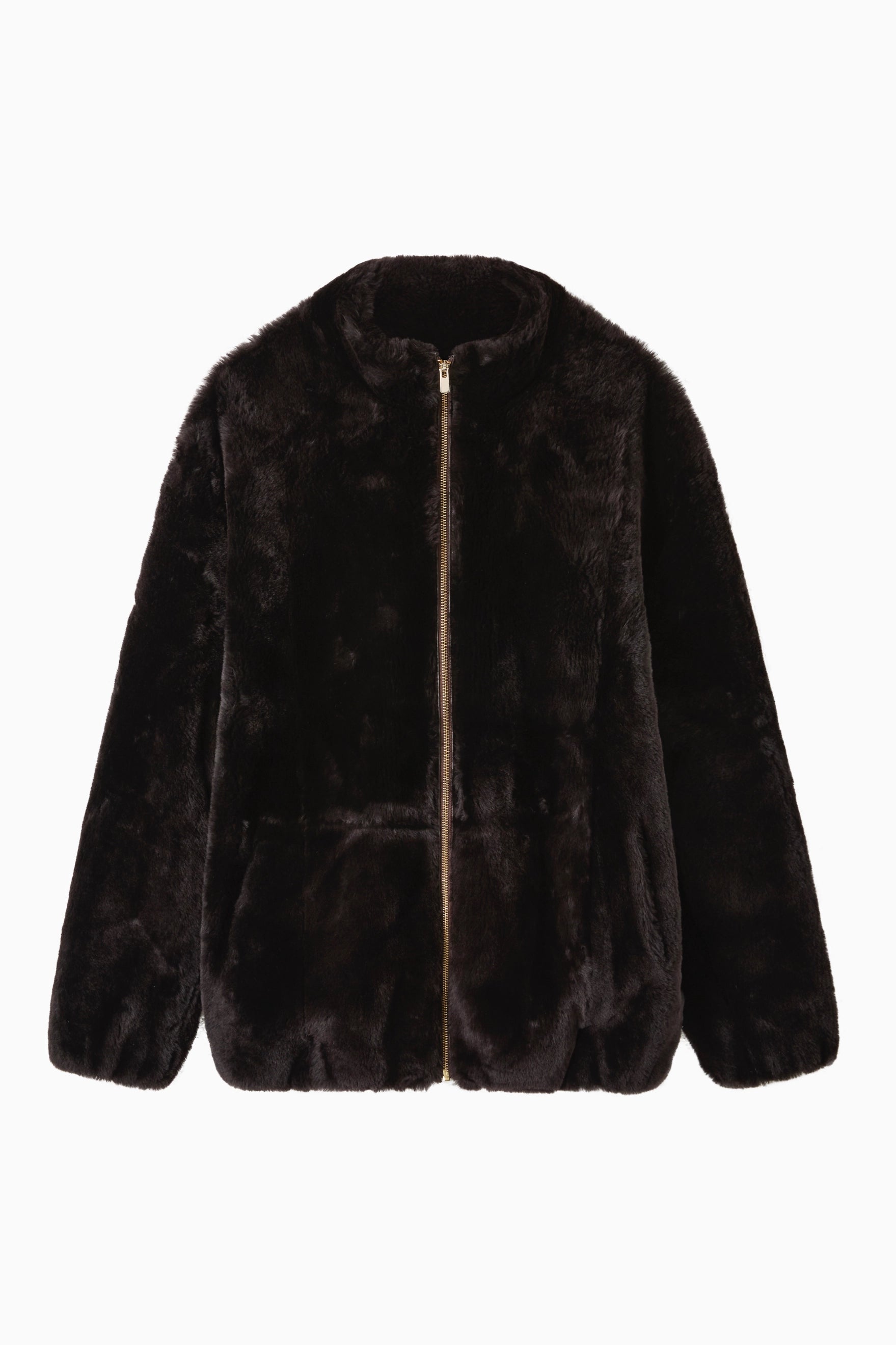 Shearling Bomber - Chocolate