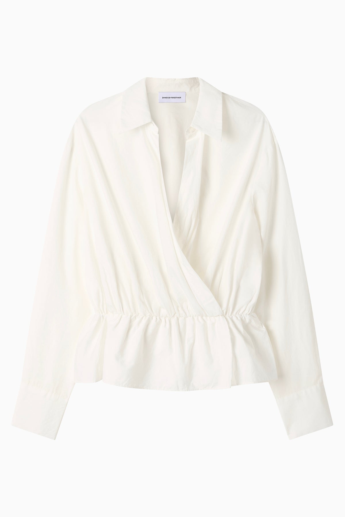 Wrap Shirt - White Silk