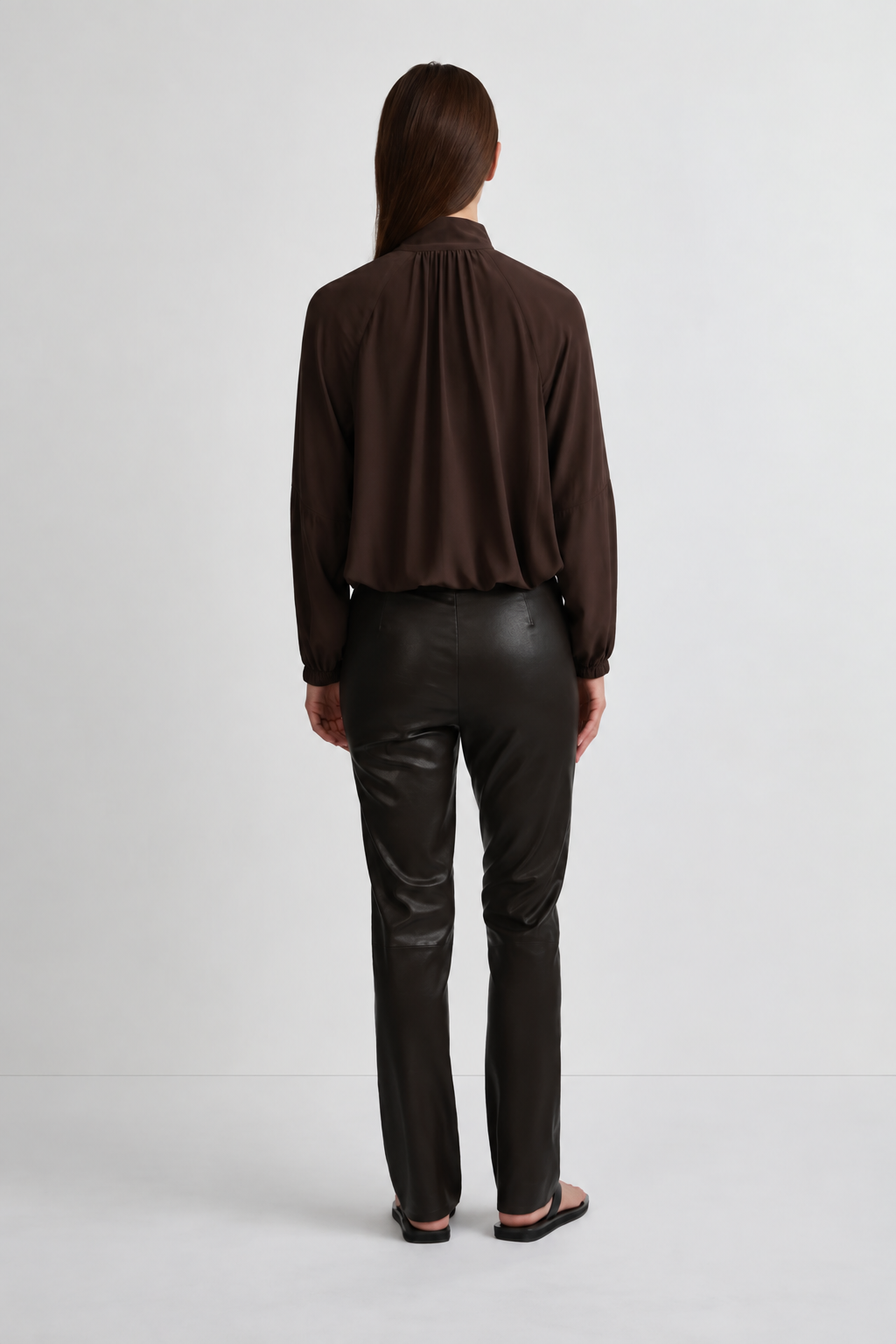 Enamoured Blouse - Cafe Solo Silk