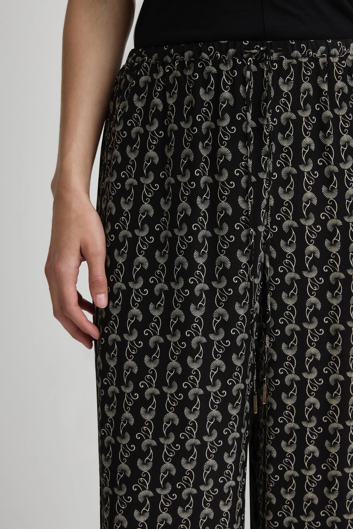 Resort Pant - Palma Print Silk