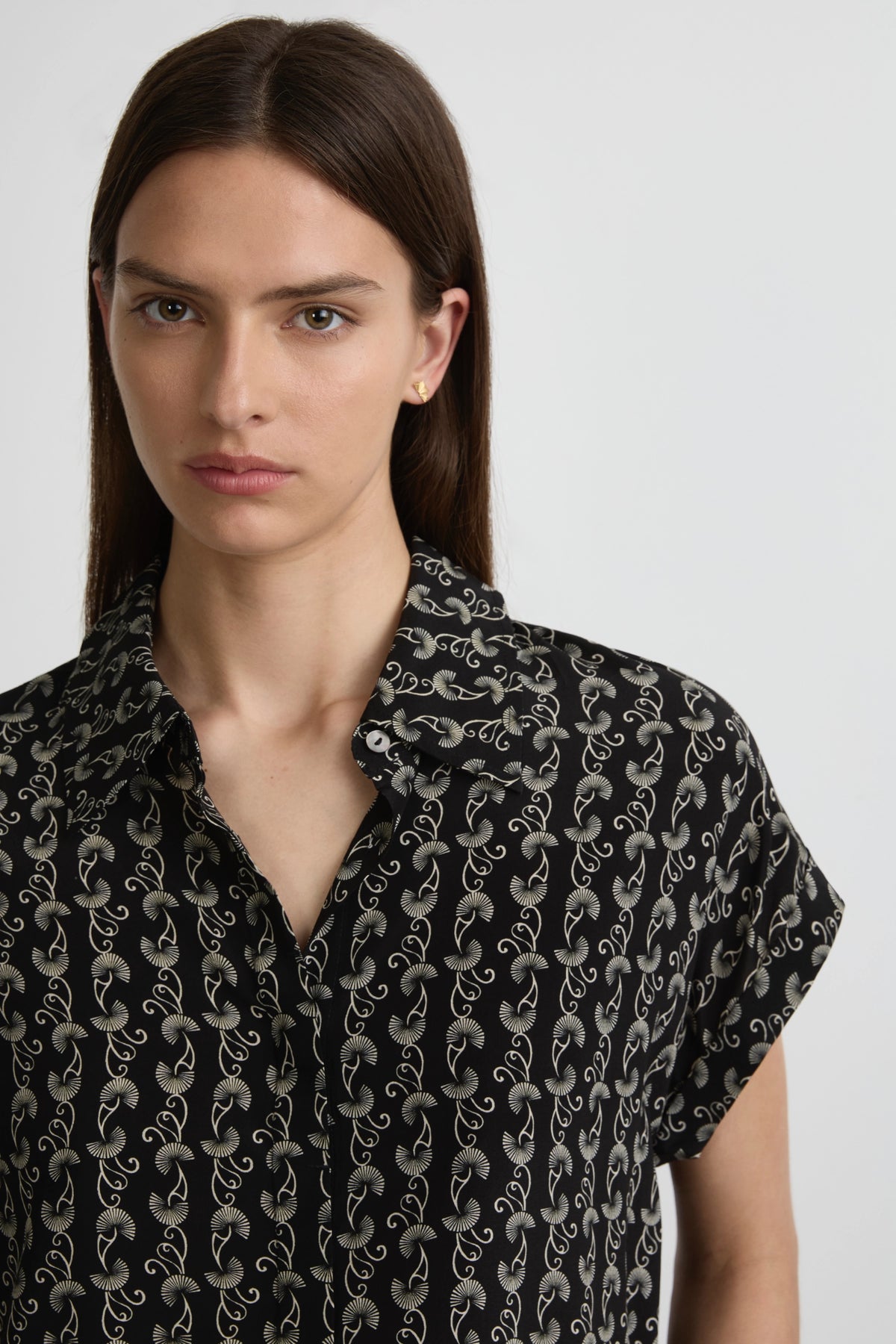 Heatwave Shirt - Palma Print Silk