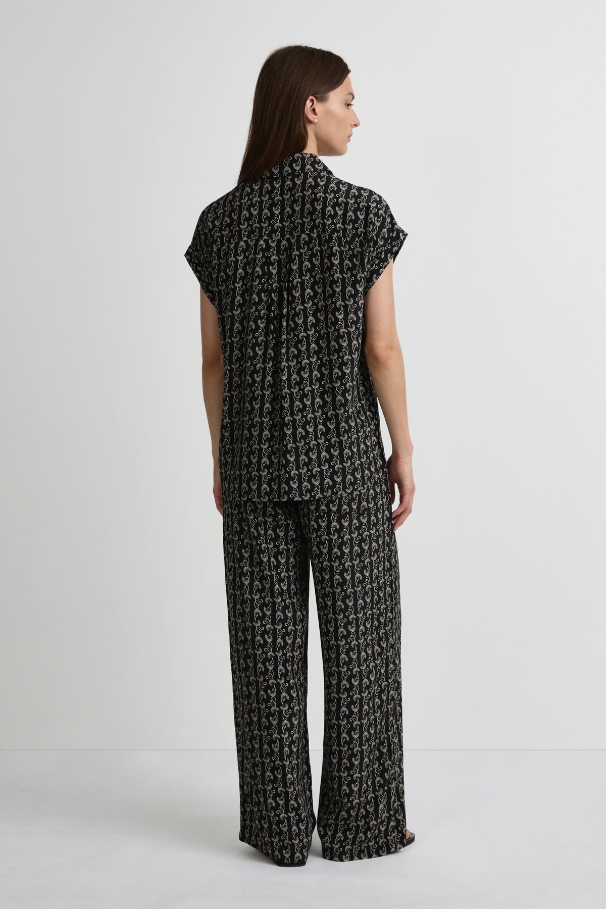 Heatwave Shirt - Palma Print Silk