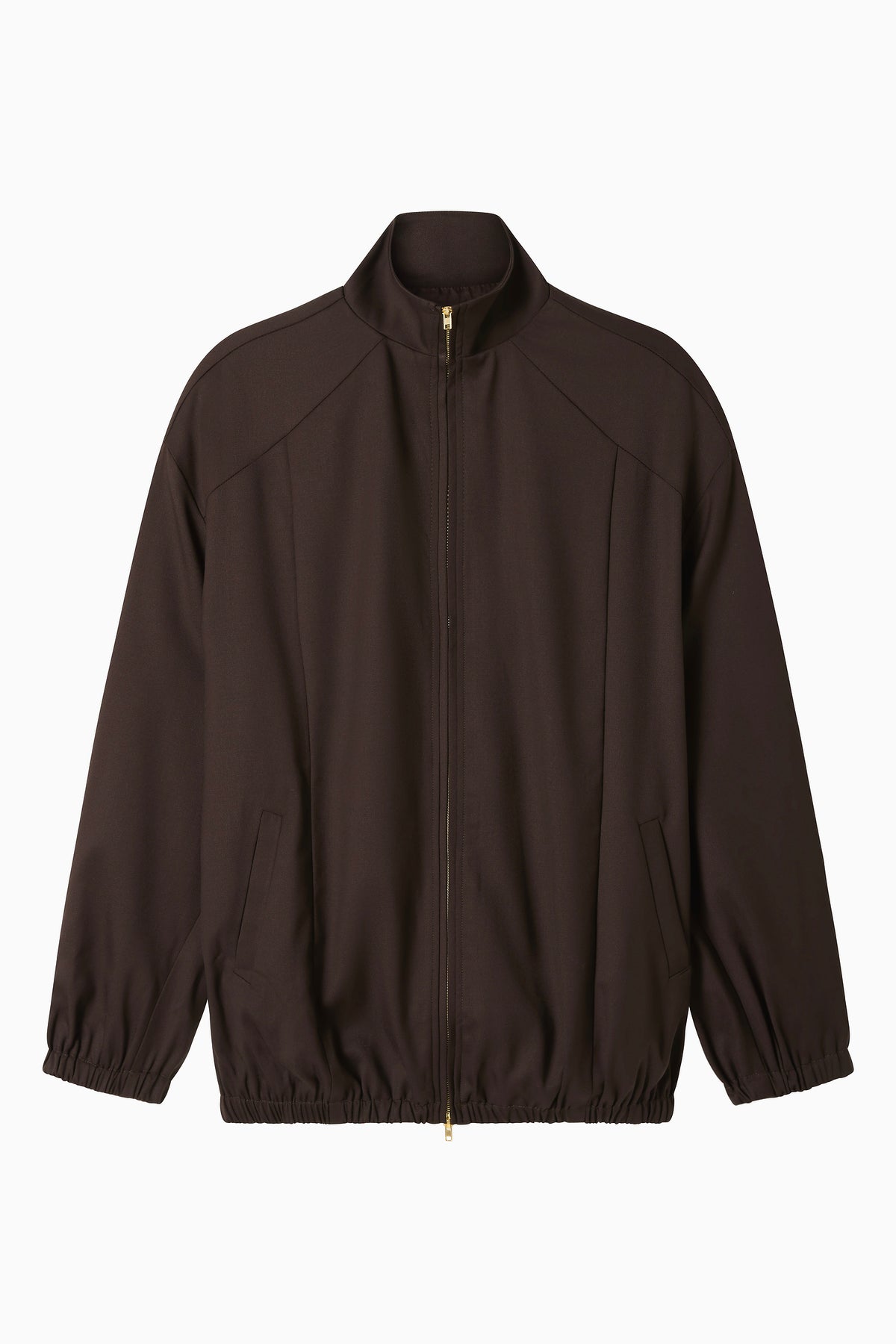 Longline Bomber - Cafe Solo Wool