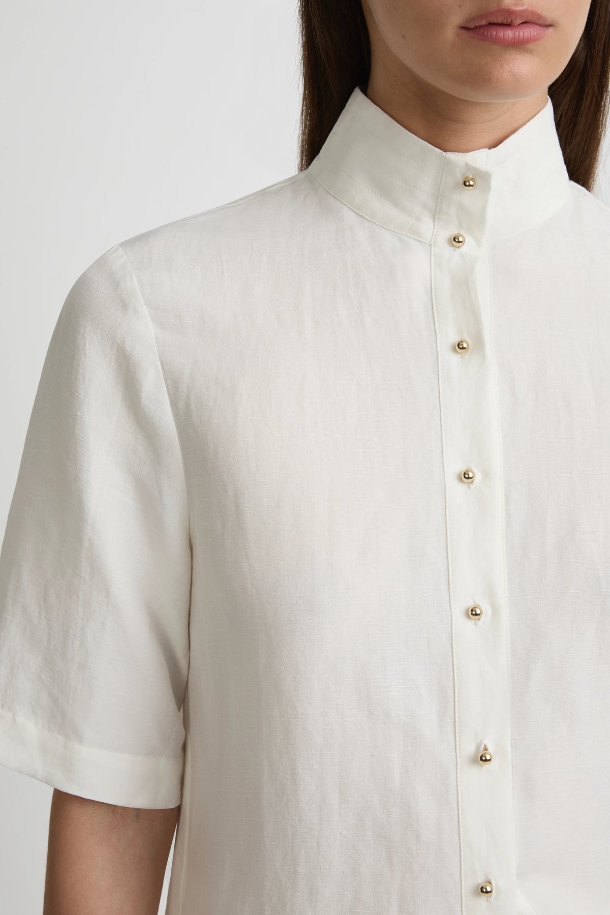 Edition Shirt - Salt Silk Linen
