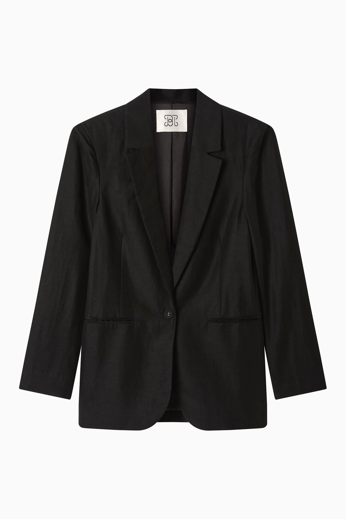 Easy Blazer - Black Silk Linen