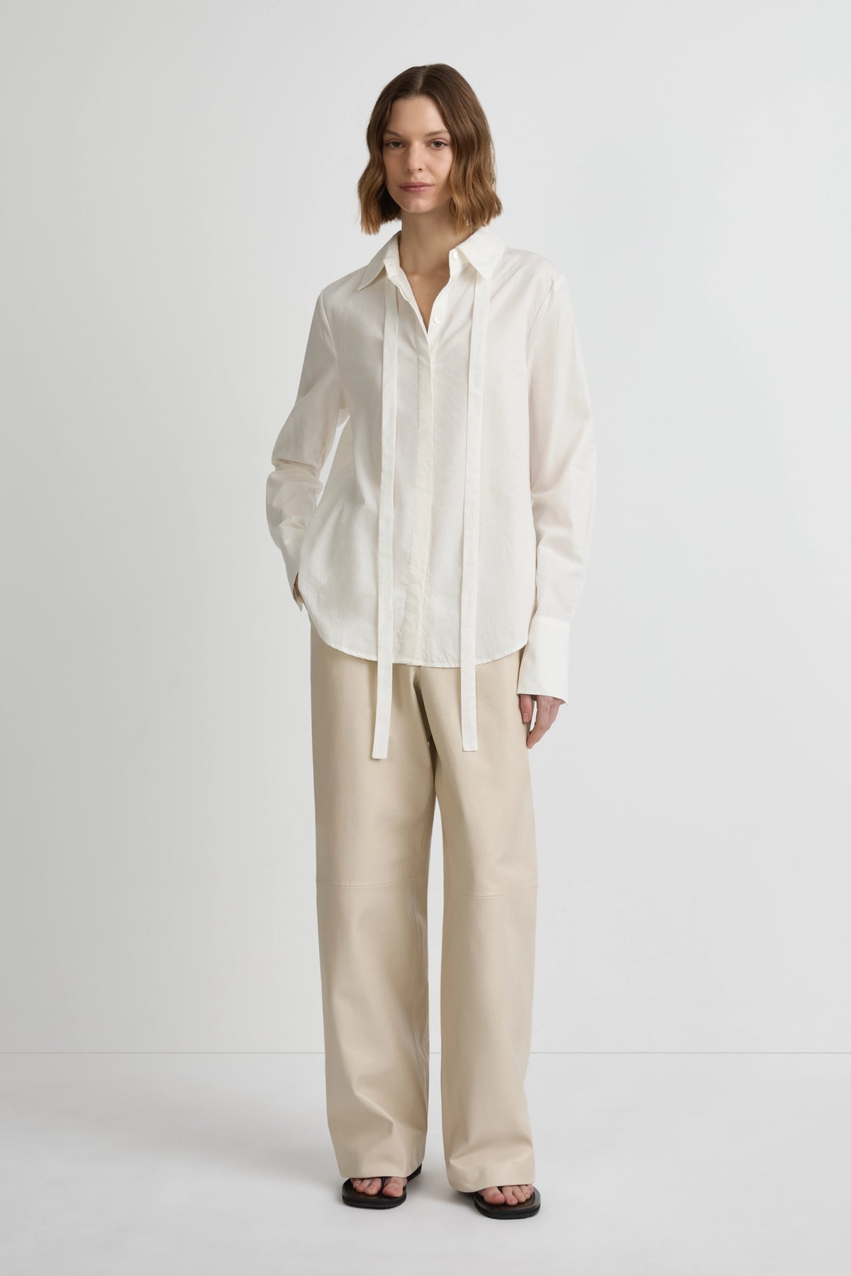 Perfect Shirt 2.0 - White Cotton Silk