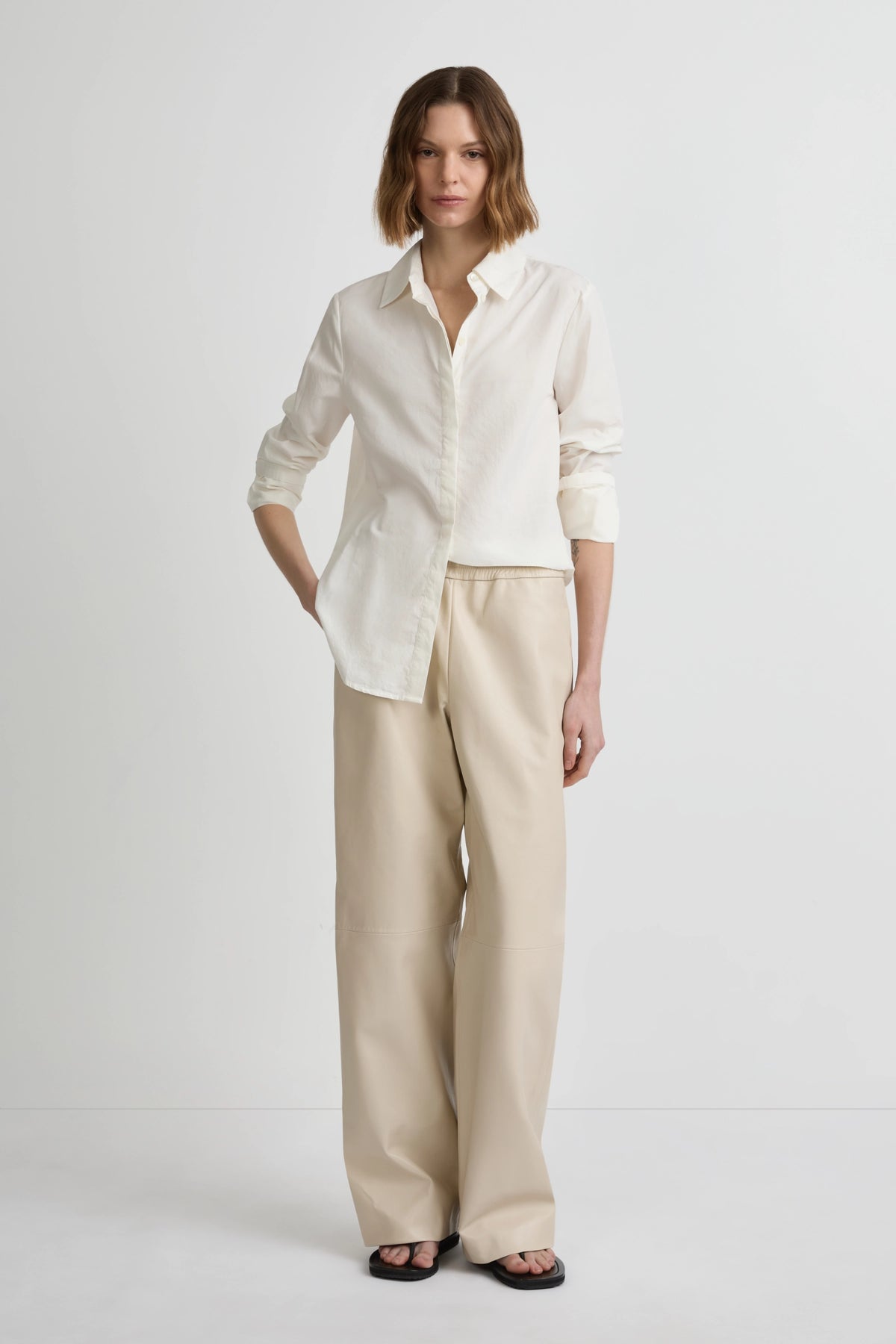Perfect Shirt 2.0 - White Cotton Silk