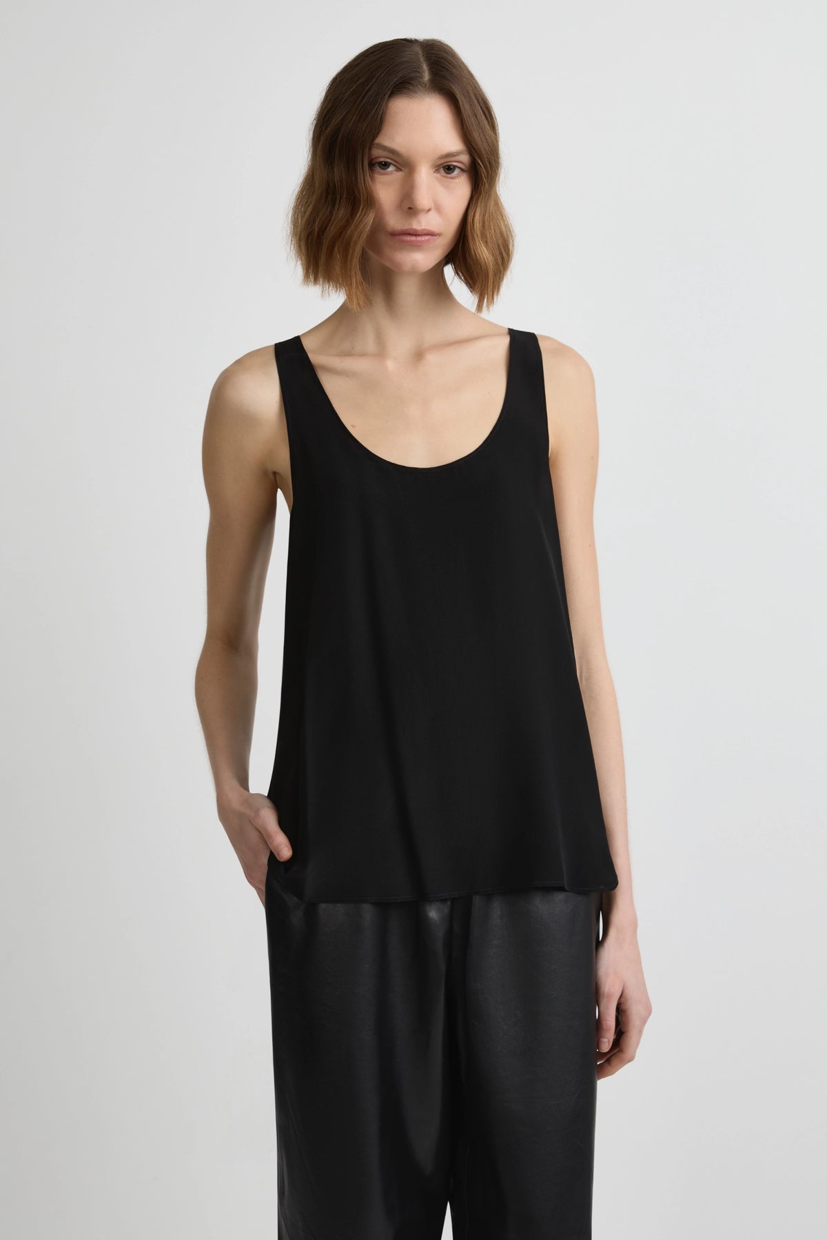 Perfect Silk Tank 2.0 - Black Silk CDC