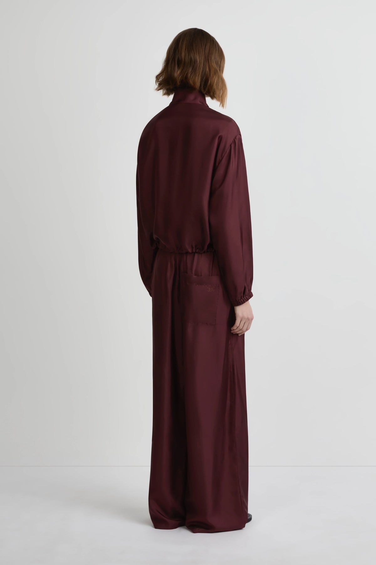 Zipped Blouse - Bodega Silk Twill