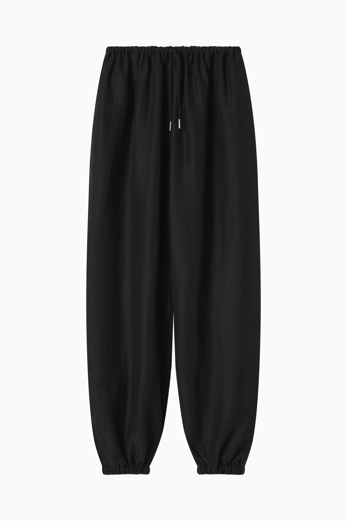 Enamoured Pant - Black Silk Linen