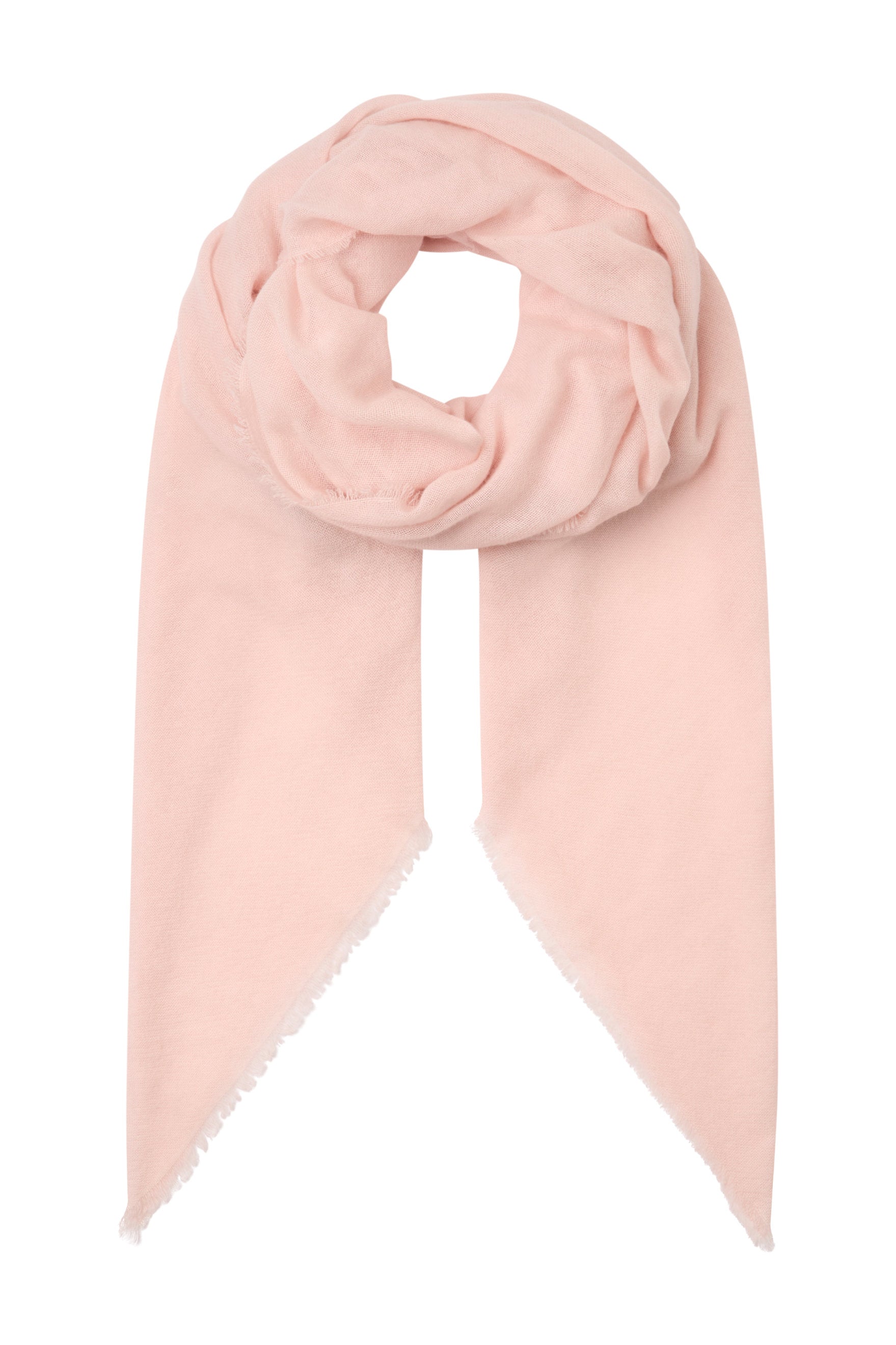 Cashmere Whisper Thin Scarf - Silver Peony