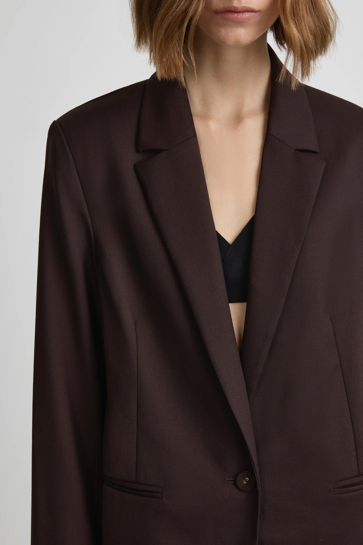 Easy Blazer - Cafe Solo Wool