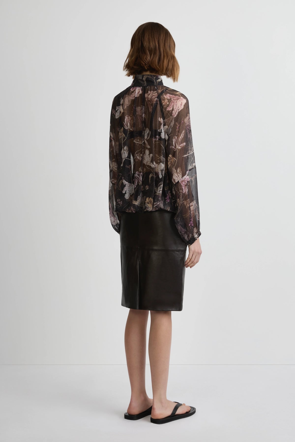 Enamoured Blouse - Flores Georgette