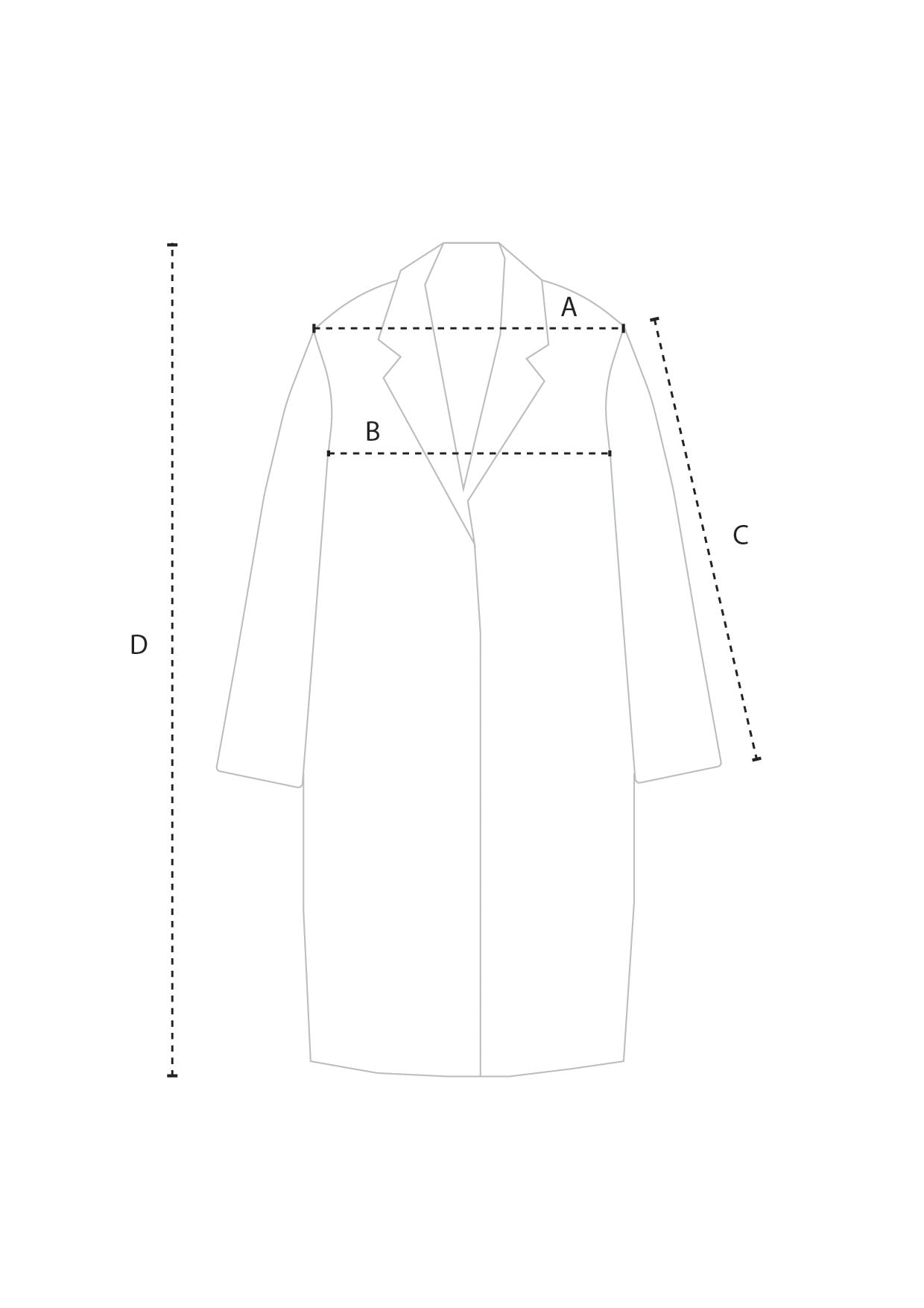 Size Guide: Croc Leather Trench Coat – Banded Together