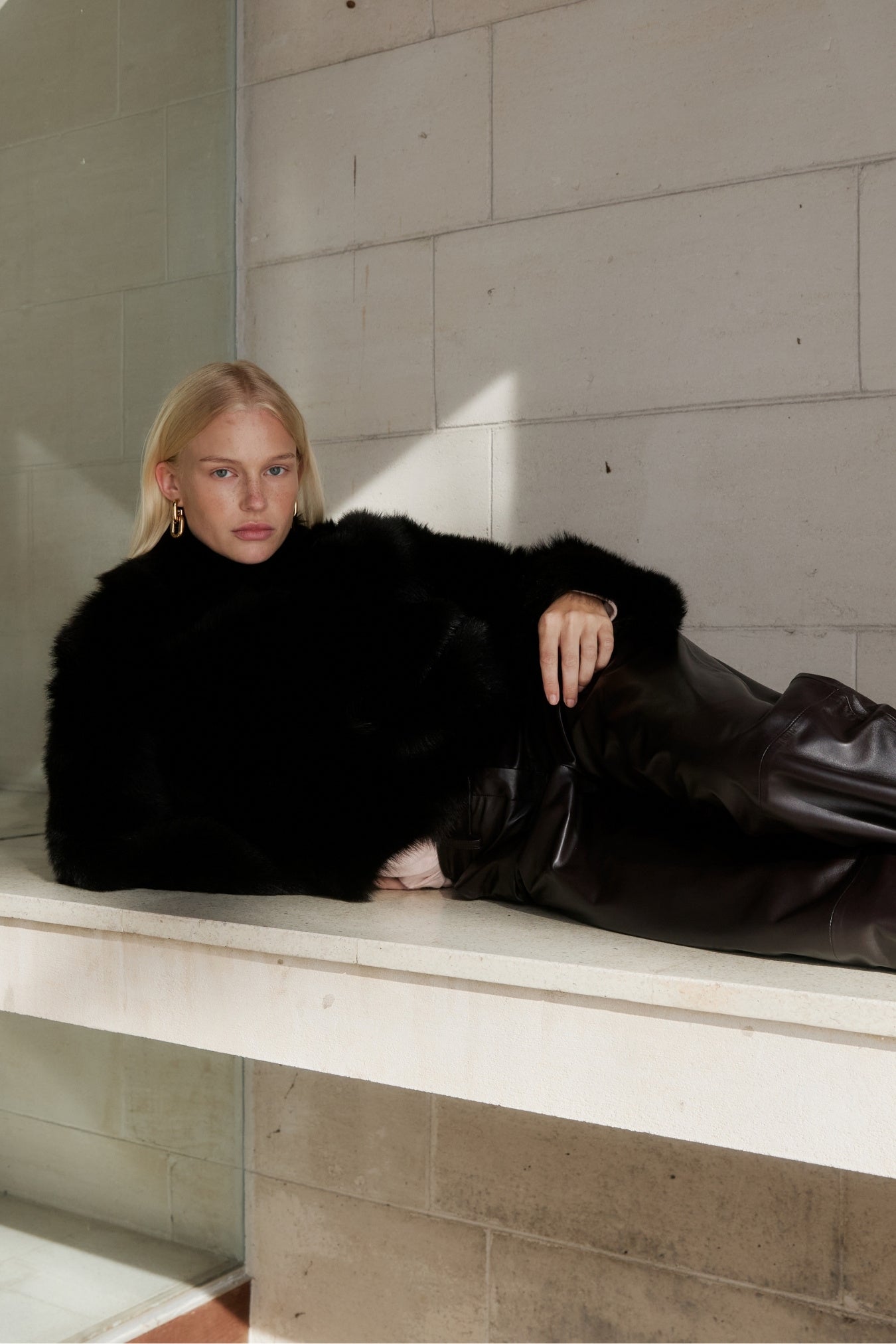 Toscana Cropped Coat - Chocolate