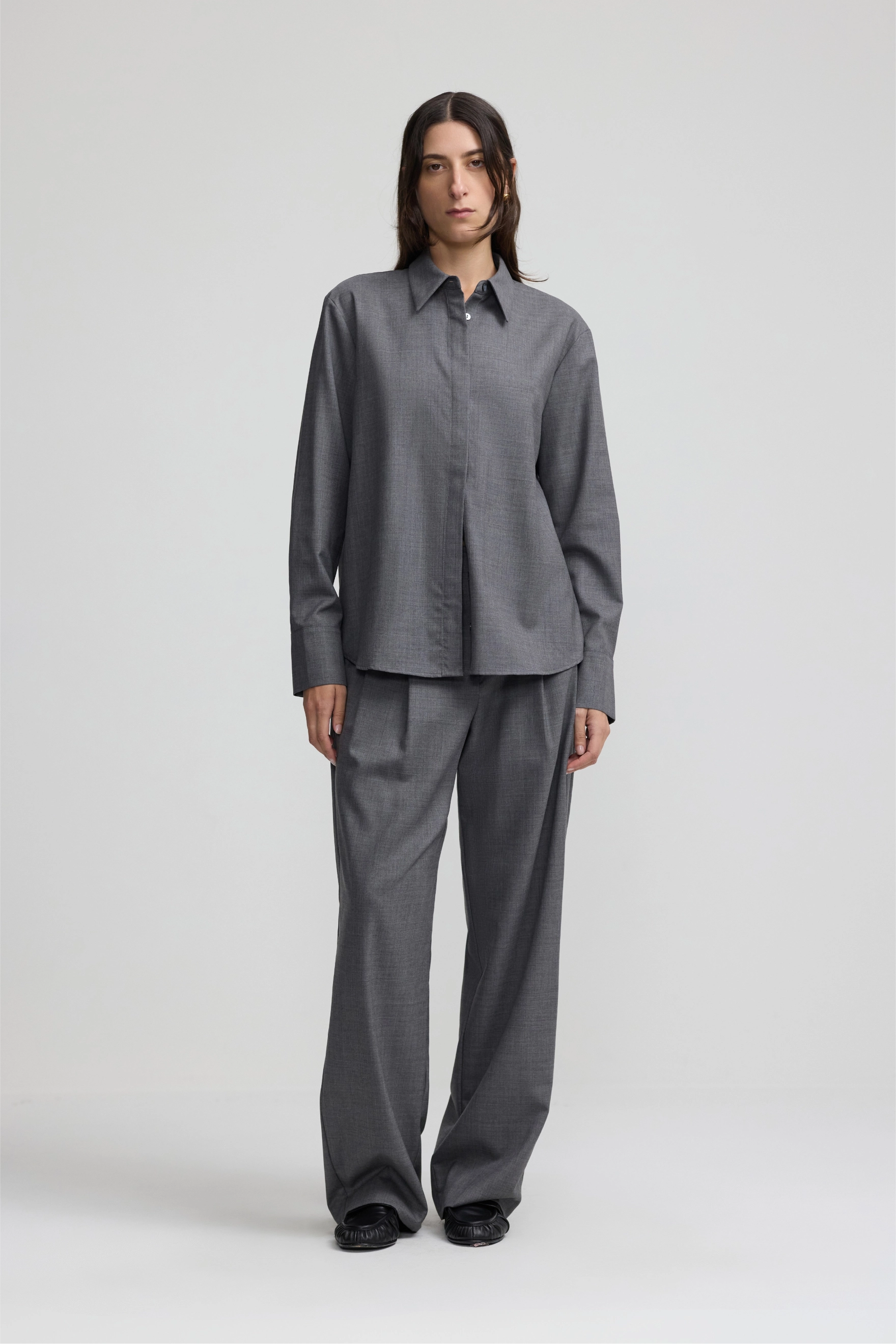 Hero Shirt - Gentle Grey Wool