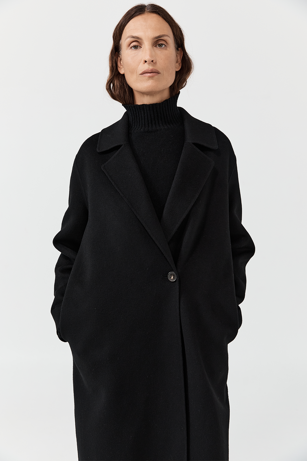 Cashmere Icon Coat - Black
