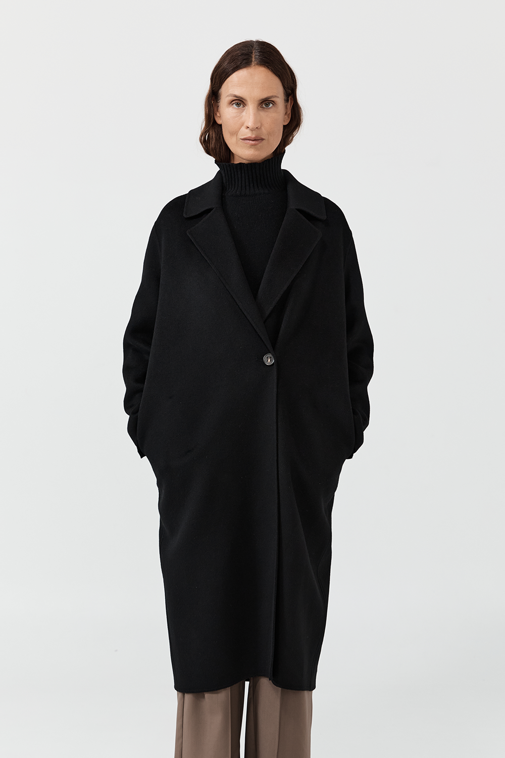 Cashmere Icon Coat - Black
