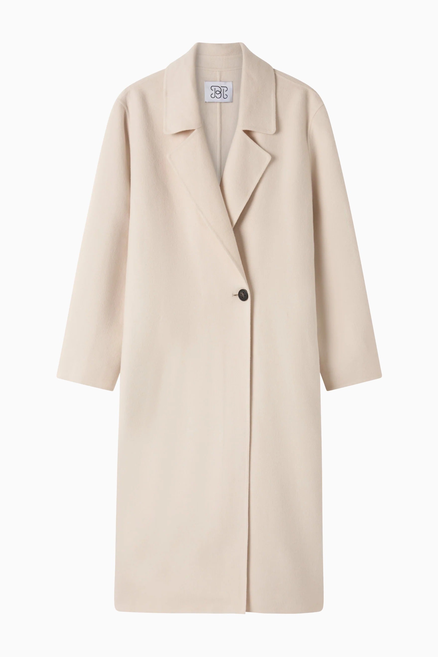 Cashmere Icon Coat - Salt flatlay