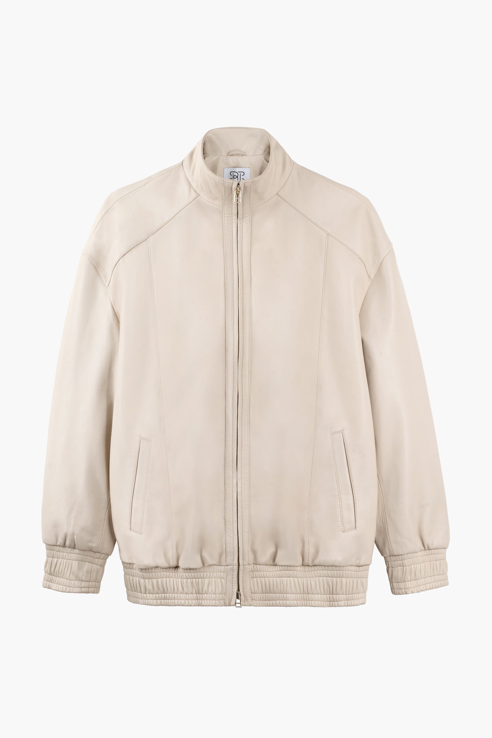 Leather Bomber - Cream - Banded Together