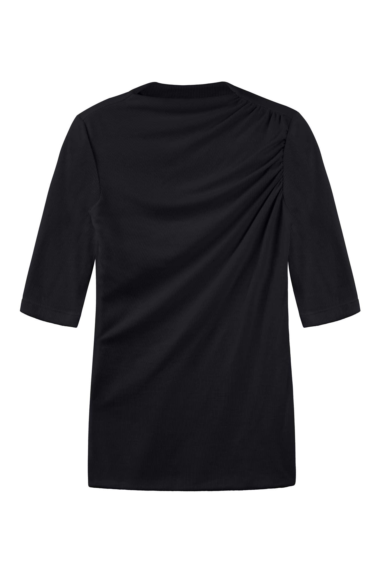 Merino Wool Twist Top - Black - Banded Together