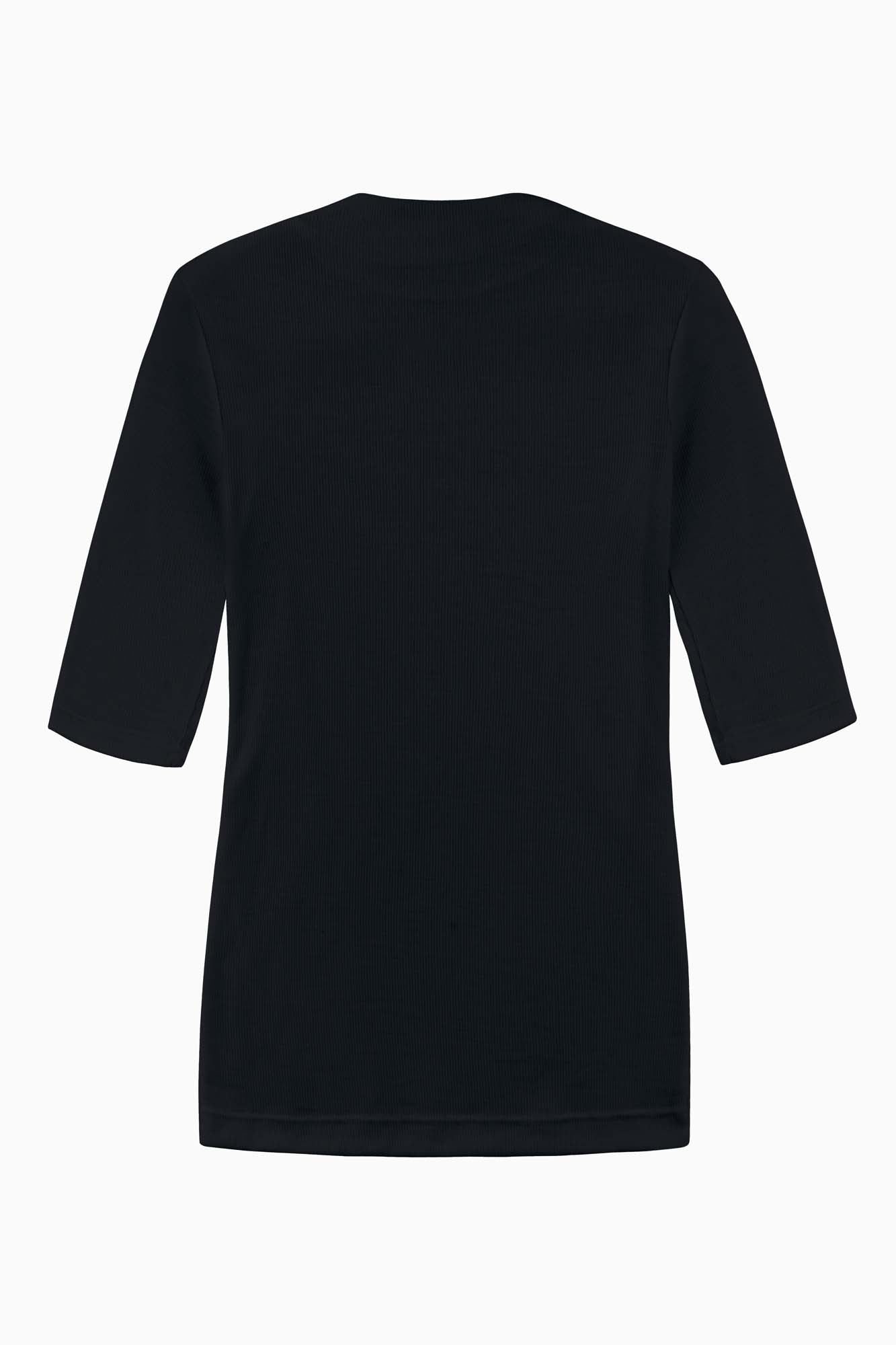 Merino Wool Twist Top - Black - Banded Together