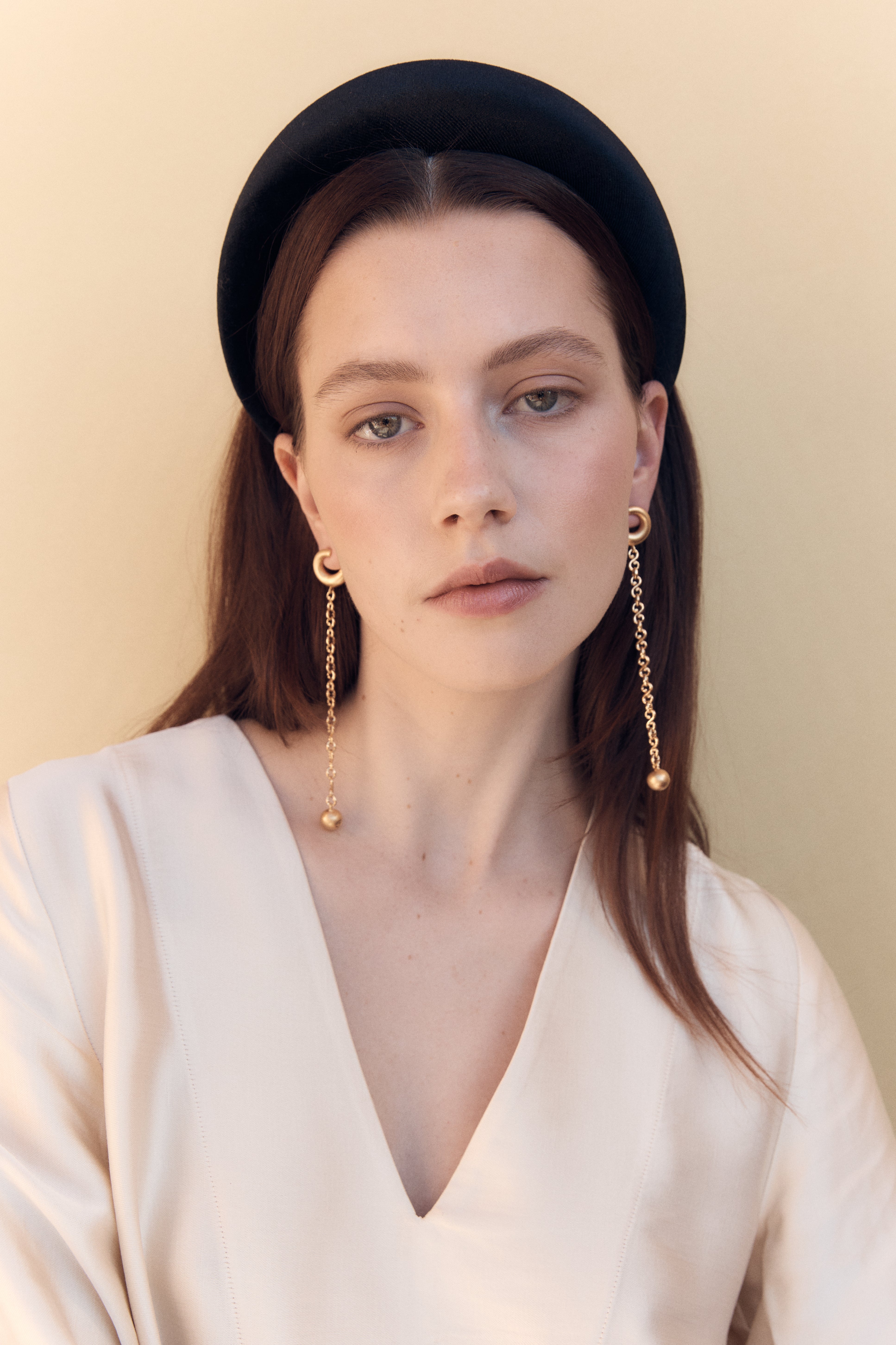 Miriam Loop - Shoulder Grazer Gold by Mineraleir - Banded Together