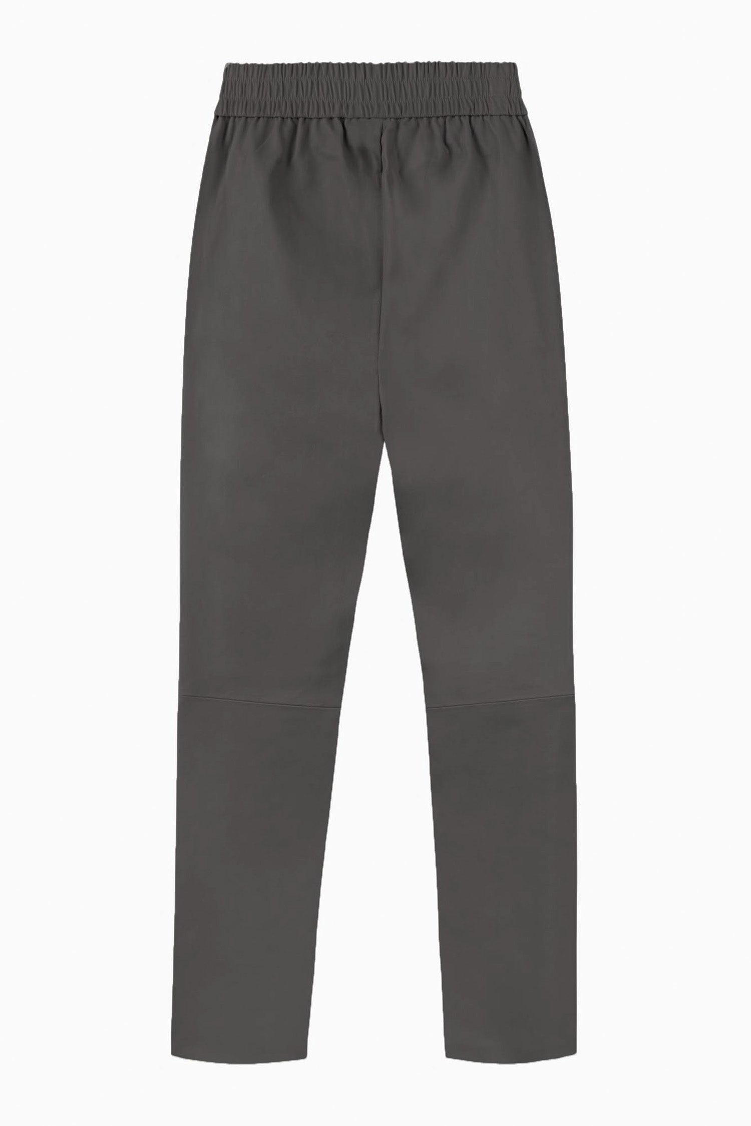 Stretch Leather Slouch Pant - Anthracite - Banded Together