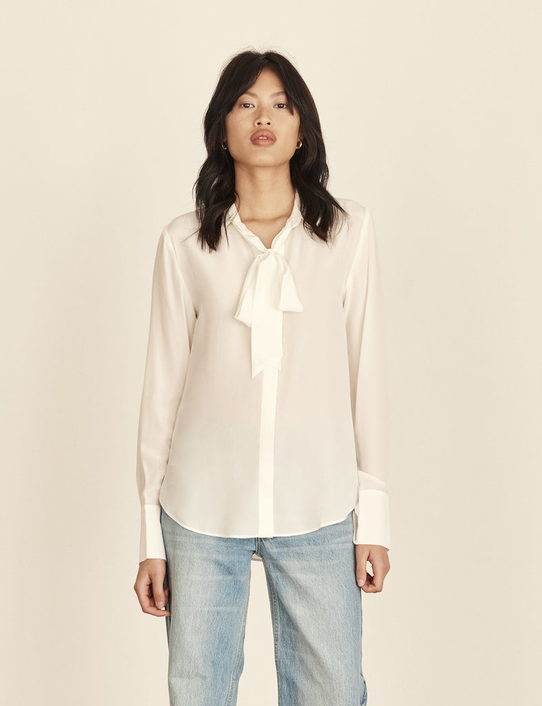 Perfect Silk Shirt - Natural White